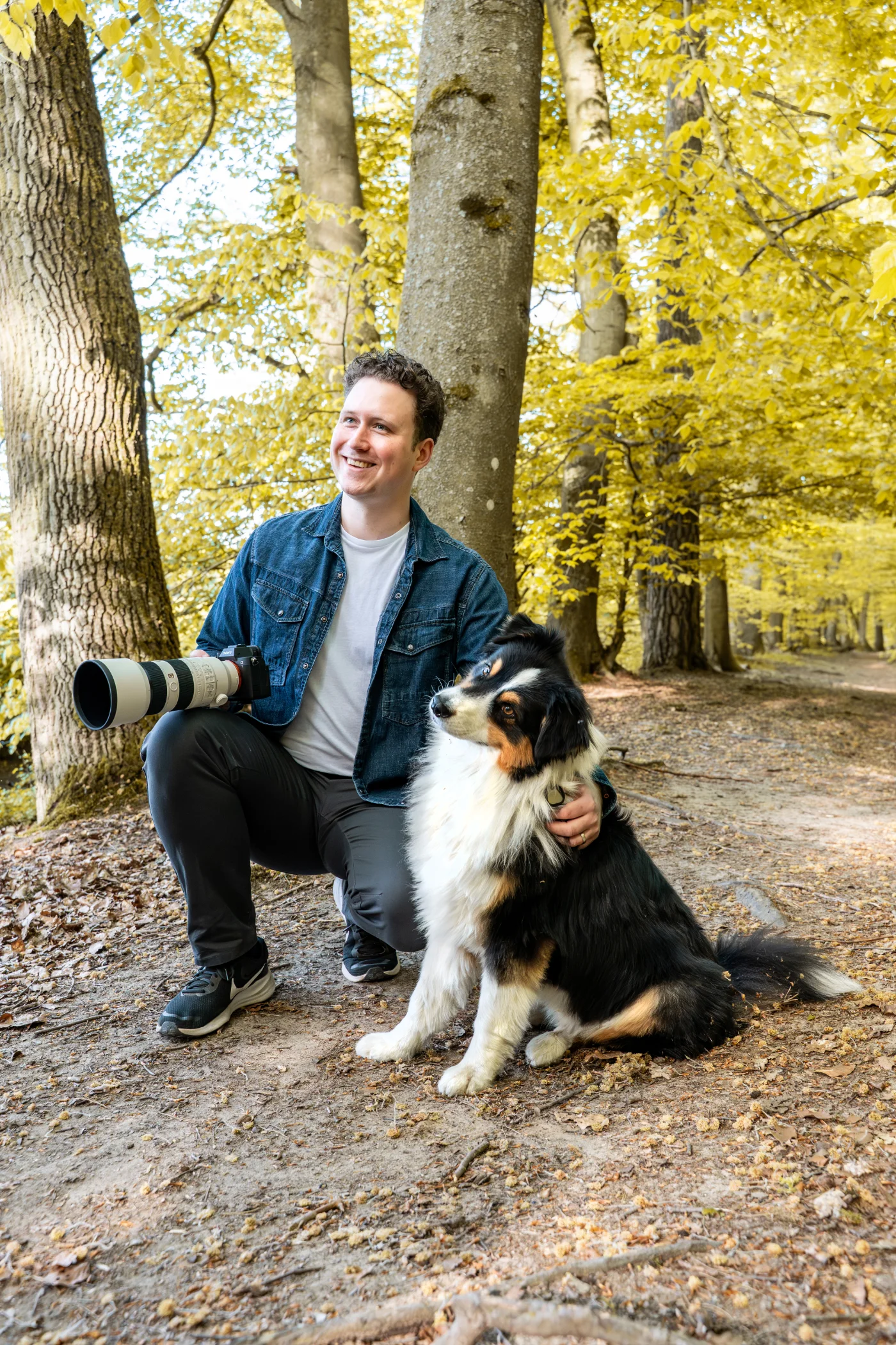 Alex mit Hund